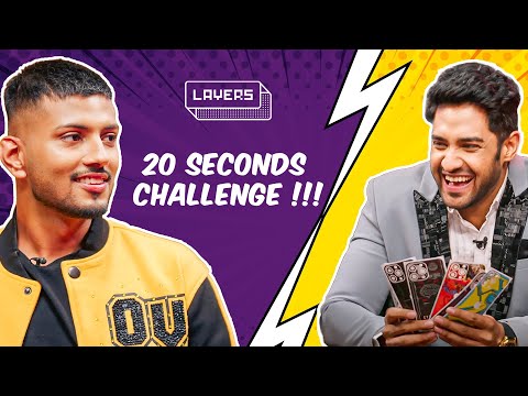 @Thugesh VS @TechBurner | Layers 20 Seconds Challenge ft @SuhaniShah | @TechBurner Mobile Skin Brand