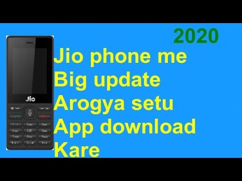 jio phone me big update 2020 arogya setu .app