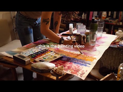 lemme show you a painting video