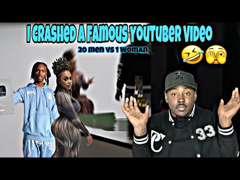 CRASHED a famous YouTuber video…