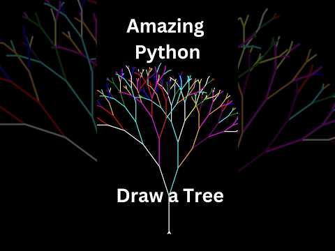 draw a stunning tree with Python!
