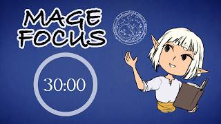 Elf Mage Study Focus | Calm Fantasy Ambience for Productivity & Concentration