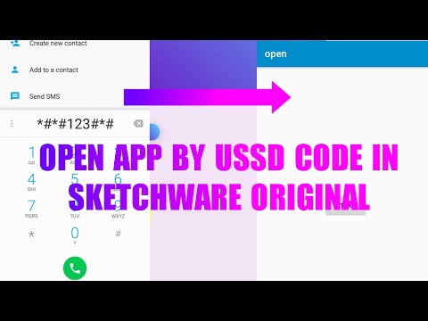 Open app by ussd code in Sketchware Original