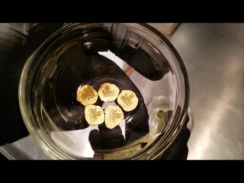 Refining Gold Karat Scrap ( Part 2 ) Hand Hammered Lithic Gold!