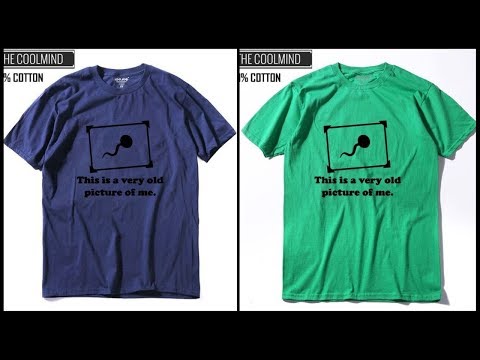100% Cotton Short Sleeve Funny Men Tshirt