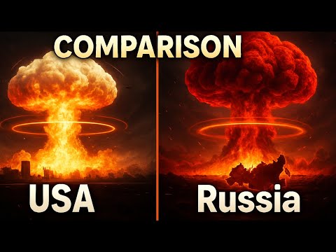 EXPLOSION Size Comparison By Country | Usa vs Russia