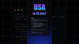 DSA EXPLAINED in 20 Seconds 🔥