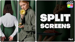 Create Stunning Multiscreen Transitions With 3 Split Screen Effect | Easy Final Cut Pro Tutorial!