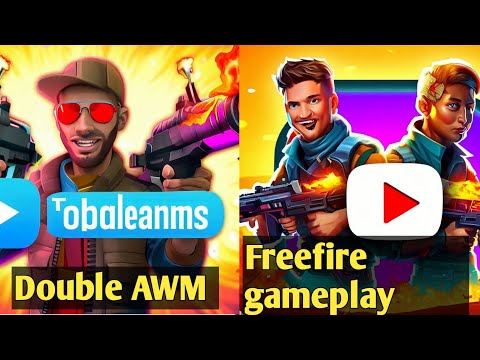 🥺noob plying with double awm😘 in ranked game @tondegamer @badge99 @total gaming