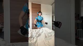 Chunli game challenge 🥰🤖❣️ #dance #robot #robotdance #ロボット #ダンス #ロボットダンス #babyslow #dollgirl