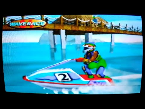 Wave Race 64 Championship officially captured on a CRT and Nintendo 64