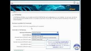 [Web Hosting Tutorial] How to perform and configure a cPanel Backup?