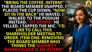 I Was the 'Intern' They Mocked. Then I Called the Shareholder Meeting That Ended His Career.