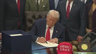 Trump signs funding bill, Homeland Security talks loom