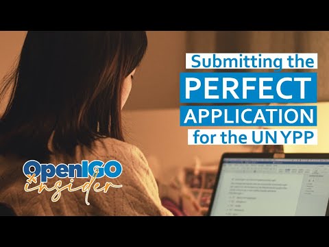 United Nations YPP - Application Review Service | OpenIGO Insider #5