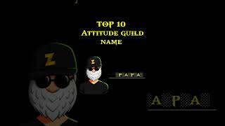 Top 10 Best And Unique Guild Name In Free Fire | Top 10 Guild Name For Free Fire
