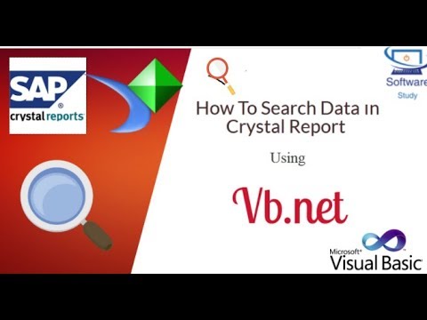 Search Data In crystal report Using Vb.net in Visual Studio