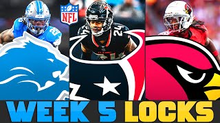 NFL Week 5 LOCKS To Bet Right NOW