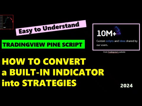 TRADINGVIEW PINE SCRIPT: HOW TO CONVERT INDICATOR TO STRATEGY - EASY TO UNDERSTAND 2024