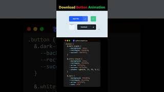 Animated Download Button UI: Trending CSS Effect! #coding #programming #download #uiux #cssanimation