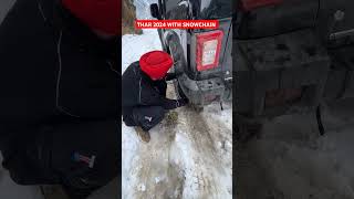 MAHINDRA THAR 2024 WITH SNOWCHAIN