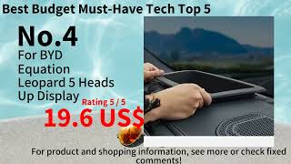 2024 Best Budget Must-Have Tech Ranking