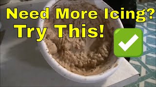 Icing Quick Fix Tips! I need more icing for my Cake! Buttercream Troubleshooting