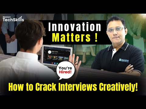 Innovation Matters! Crack Interviews Creatively | Maneesh Sir | RKDEMY Techskills
