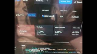 iHUNT Trading bot test results