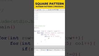 C pattern program 10101 01010 10101 01010 10101