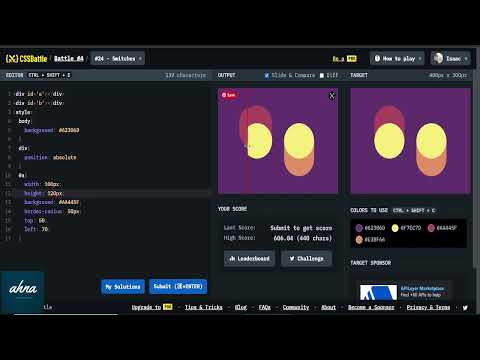 Learn css by practicing | css battle challenge #24 switches