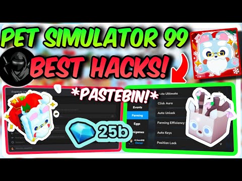 [🎅]  PET SIMULATOR 99  ❄️AUTOFARM ❄️ EVENT ❄️ PASTEBIN ❄️