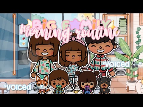 Morning routine in a *NEW* house!🏡☀️ || *voiced*🔊 || TOCA LIFE WORLD