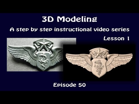 Make an US Air Force Chief Flight Nurse badge with Vectric Aspire