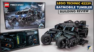 LEGO Technic 42239 Batmobile Tumbler — подробный обзор сборки и тестирование приложения