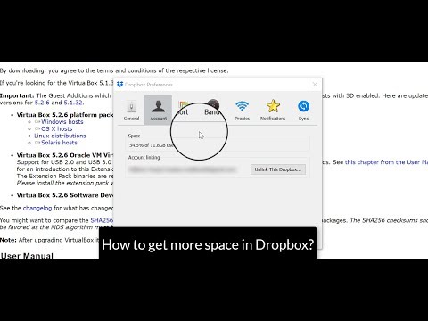 HOW TO: get more Dropbox space using VirtualBox?
