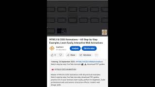 HTML5 & CSS3 Animations – 60 Step-by-Step Examples, Learn Easily, Interactive Web Animations