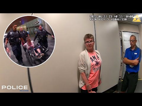 Drunk Woman Dragged Out of Airport After Refusing to Leave