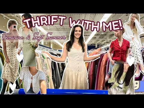Finding my DREAM CLOSET at One Tiny Town Goodwill! Pinterest inspo | Summer Wardrobe Finds