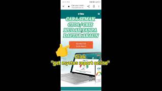 SEMAK CTOS ONLINE #ctos