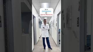 Is it Orthopedic or Sports Medicine? 🤔With Orthopedic Surgeon Dr. Karthik Jonna