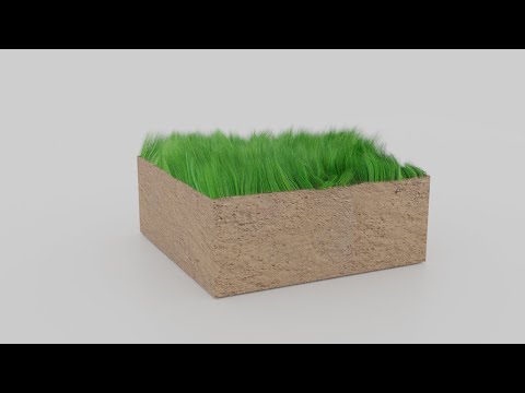 Grass in Blender! (How to)