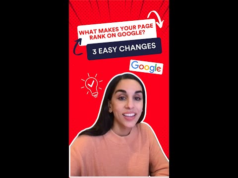 What makes your page rank on Google?