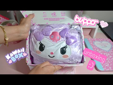 unboxing blippo's October kawaii box 💜 kuromi theme ^.^