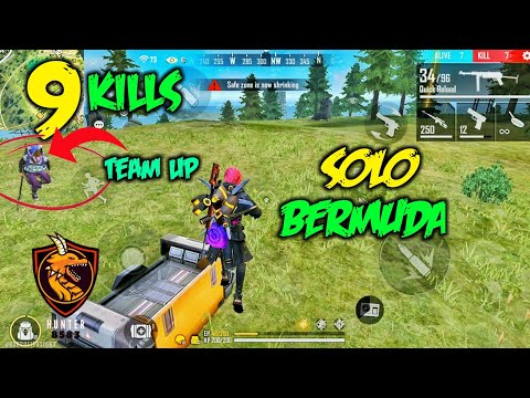 #FREEFIRE #garena Free fire gameplay | teamup in BERMUDA | Hunter8583