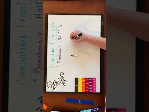 Comparing Fractions using a benchmark half