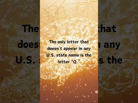 🇺🇸 Fascinating Fact: No 'Q' in U.S. States! #DidYouKnow