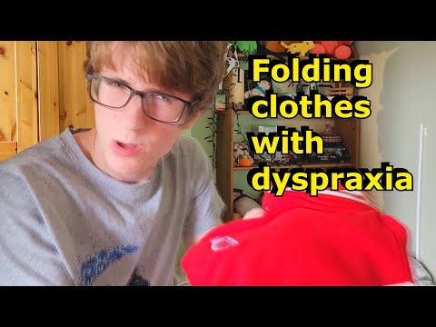 Dyspraxia and folding clothes - NOT a good combination!