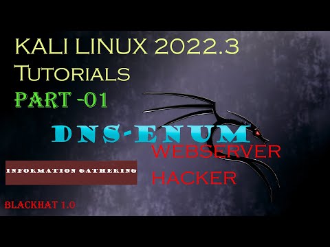 kali linux tutorials hindi | Information Gathering | DNS-ENUM | Domain hacker