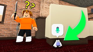 Trolling as a TINY AVATAR in MM2 Voice Chat...(Roblox Movie)